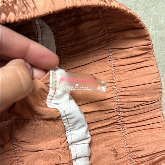 FP Movement by Free People High Waist Peach/Pink Shorts - Picture 2 of 3